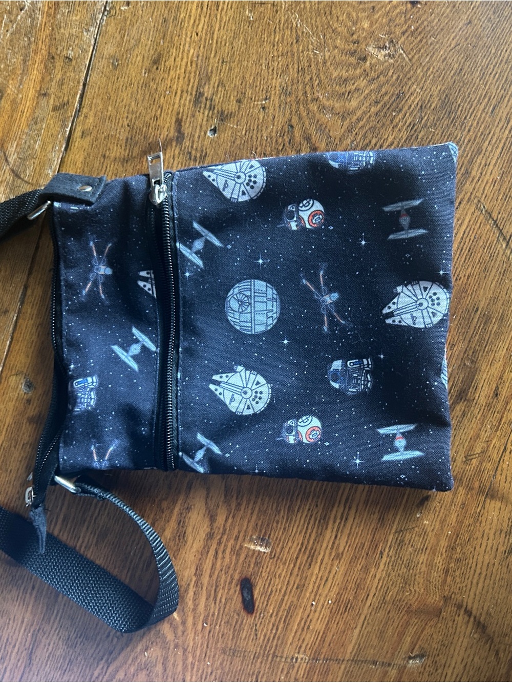 Star Wars Black Galactic Icon Belt Bag